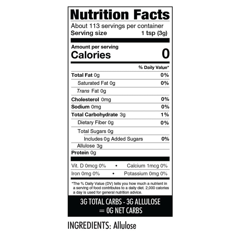 Allulose Sweetener (12 Ounce)