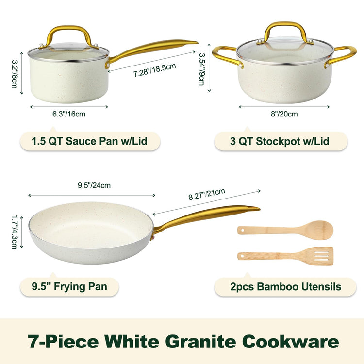 Pots and Pans Set 7 piece