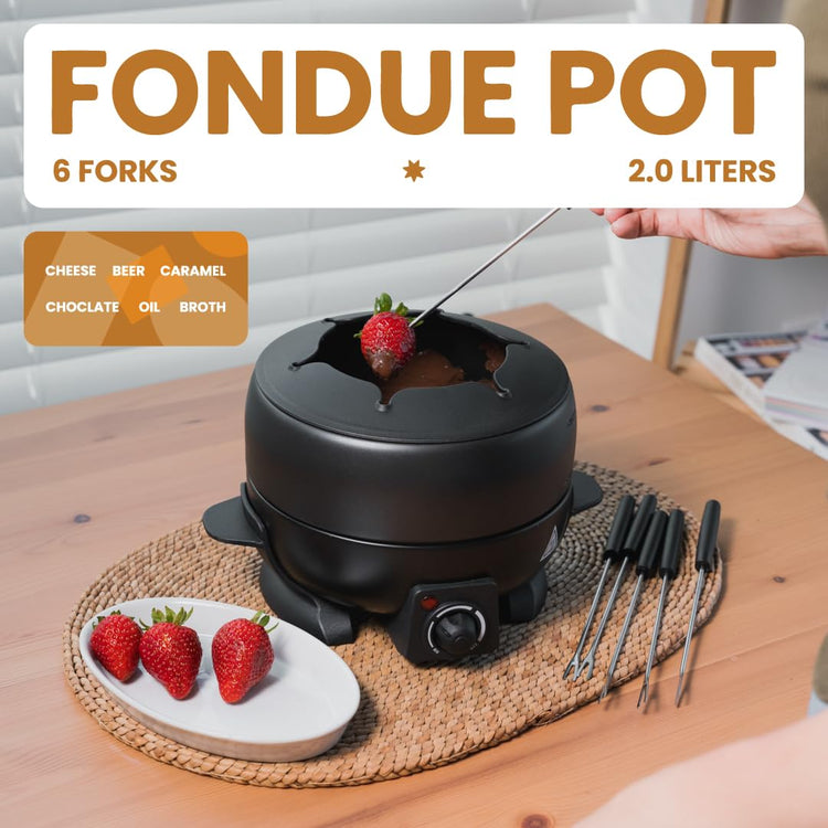 Electric Fondue Pot Set