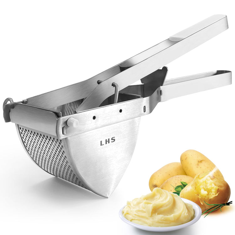 Stainless Steel Potato Ricer and Masher