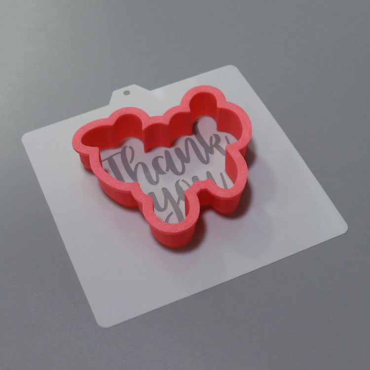 Cookie Cutter and Stencil Bundle Royal Icing Cookies Stencils Paint Your Own Biscuit Bakery Starter Kits Royal Icing Fondant Cutters Birthday Wedding Holiday Cookies Painting Coloring Pages Comb (9 Count)