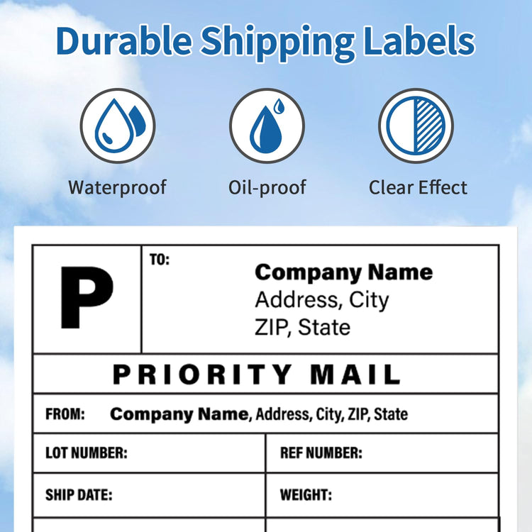 4x6 Thermal Printer Labels (501 Count)