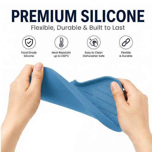 Silicone Soap Dish with Drain Spout
