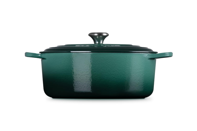 Enameled Cast Iron Oval Dutch Oven