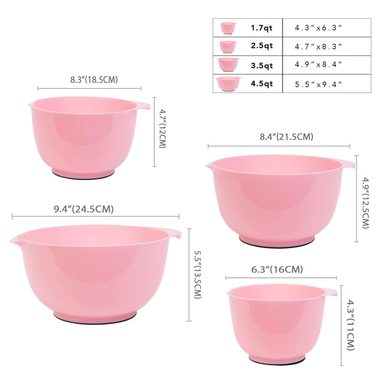 BoxedHom Classic Mixing Bowls Set of 4