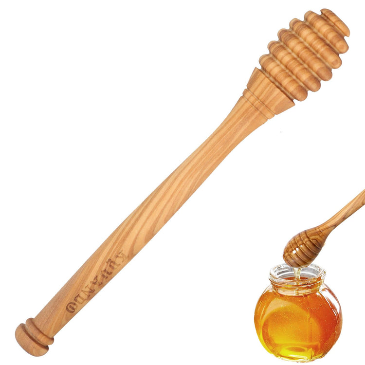 Traditional Olive Honey Dippers