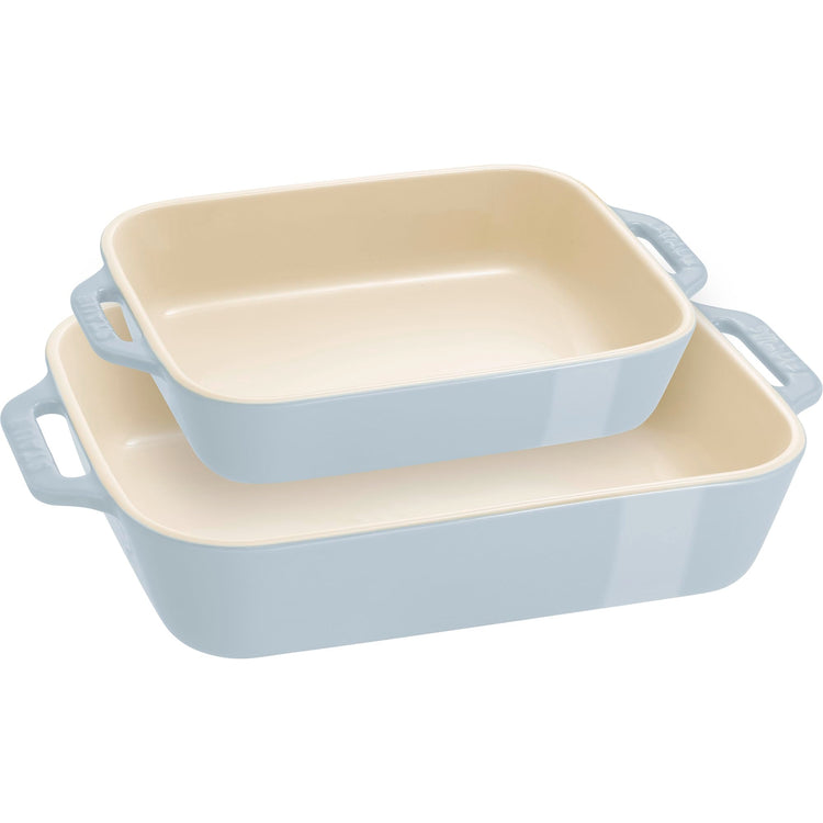 Ceramic 2 pc Rectangular Baking Dish Set (2 Count)