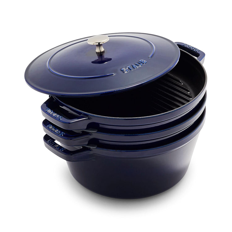 Cast Iron 4 pc Stackable Set