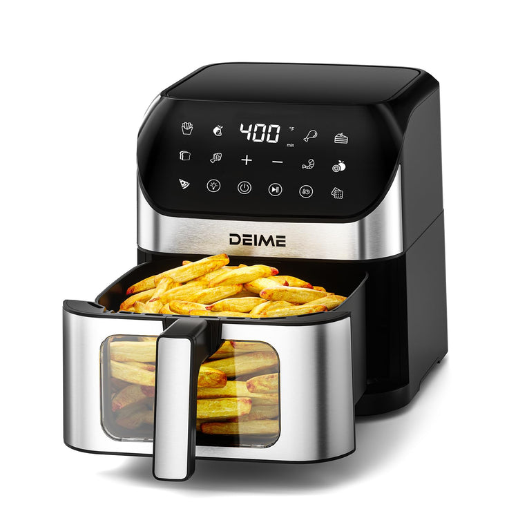 Air Fryer 6.2 QT Oilless 1500W Large Capacity Oven Air Fryers Healthy Cooker with 10 Preset