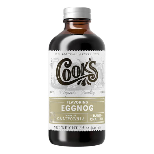 Cook's, Eggnog Flavoring ,for Making Eggnog, Baking, Ice Cream, Custard, Cheesecake, and Cookies, 8 oz - Nestoria