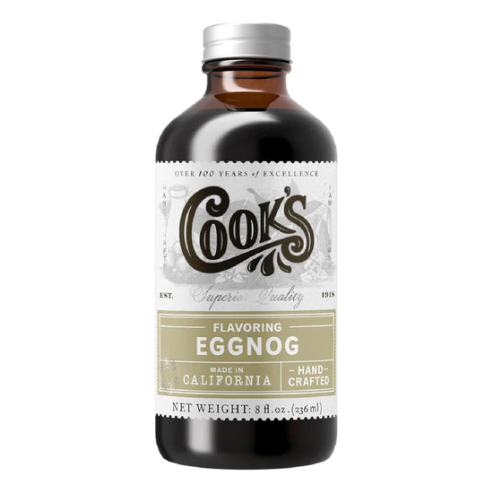 Cook's, Eggnog Flavoring ,for Making Eggnog, Baking, Ice Cream, Custard, Cheesecake, and Cookies, 8 oz - Nestoria