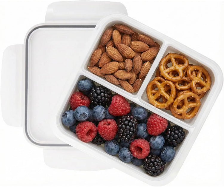 3 Compartment Snack Container