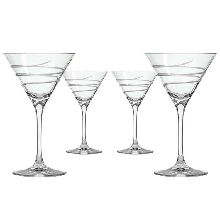 Twist Martini Glass (4 Count)
