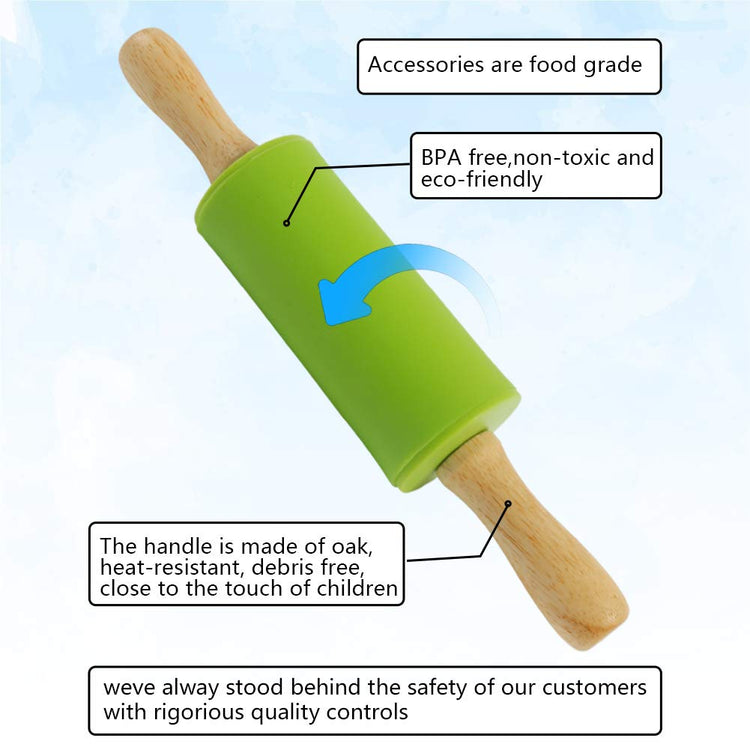 2PCS Small Rolling Pin
