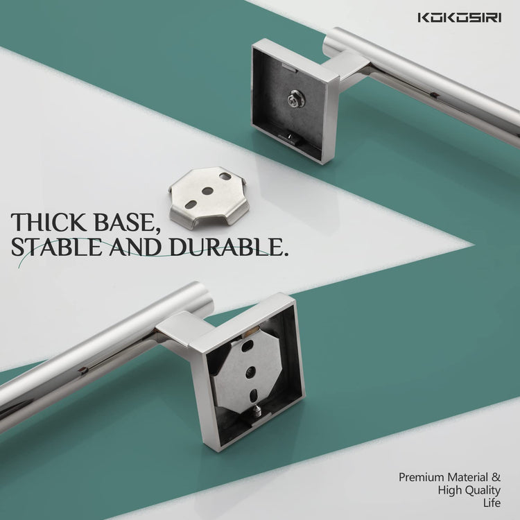 Hand Towel Bar 12 Inch Bathroom Towel Holder for Bath Kitchen Toilet Cabinet Chrome Stainless Steel B4005CH