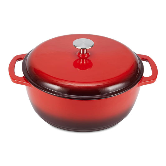 Enameled Cast Iron Dutch Oven Pot with Lid
