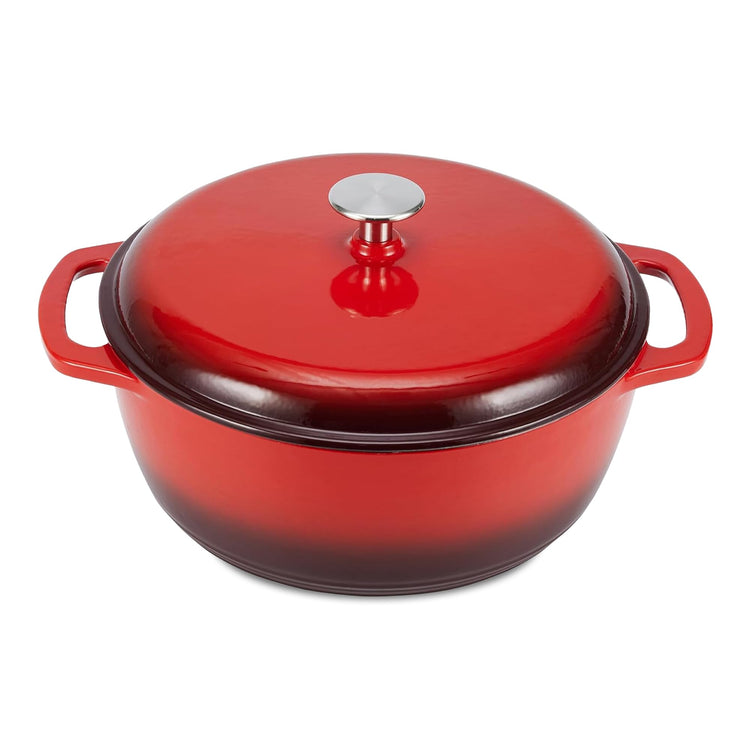 Enameled Cast Iron Dutch Oven Pot with Lid