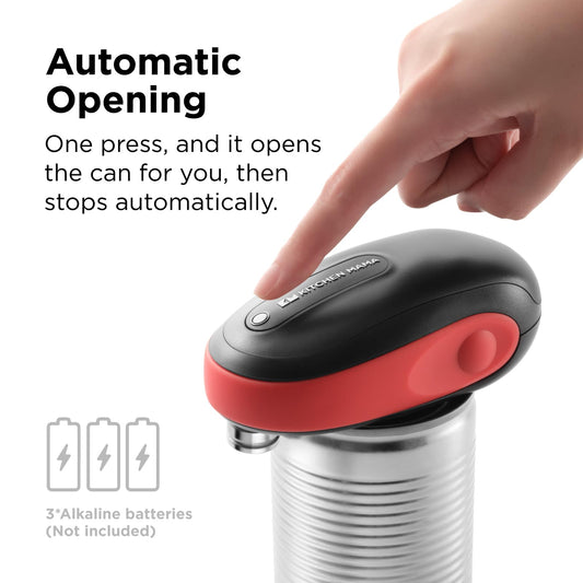 One-To-Go Electric Can Opener, Red