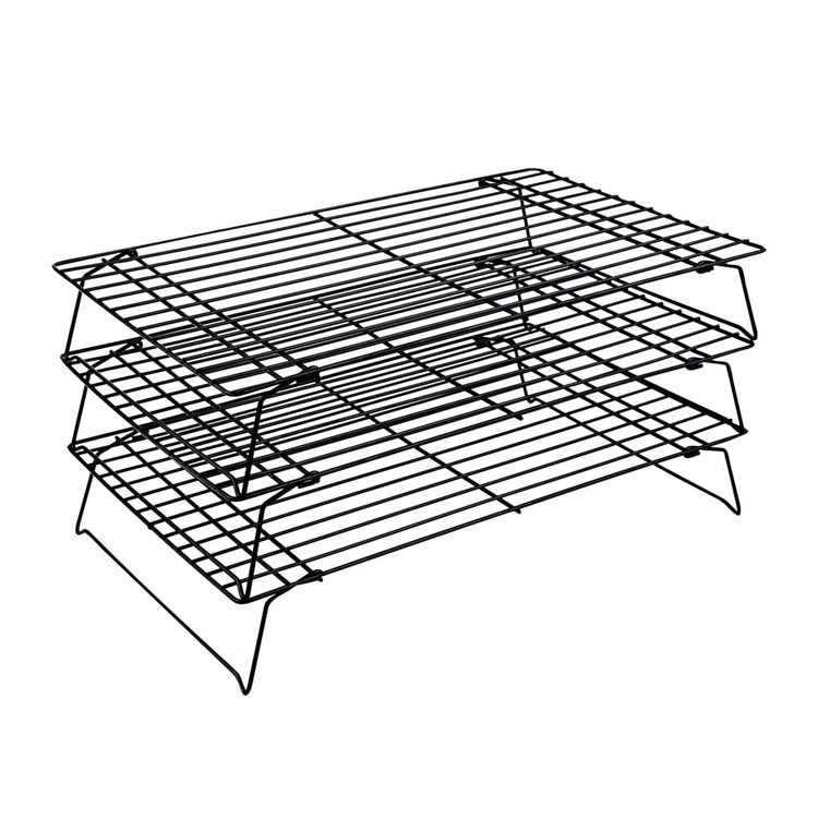 Met Lux 15.7 x 9.8 x 8.3 Inch Wire Baking Rack Set 1 Stackable Oven Wire Rack Set