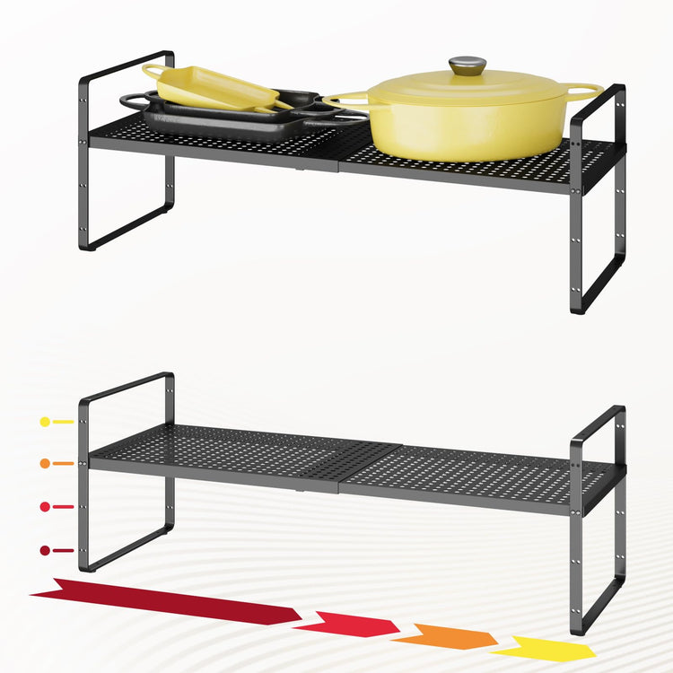 16.5~27.1" Expandable Shelf with Hole (16 Count)