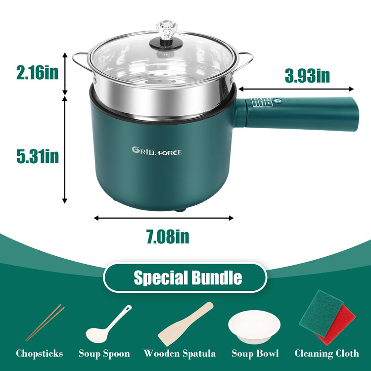Hot Pot Electric with Steamer
