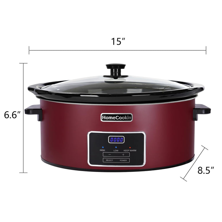 6 Quart Programmable Slow Cooker