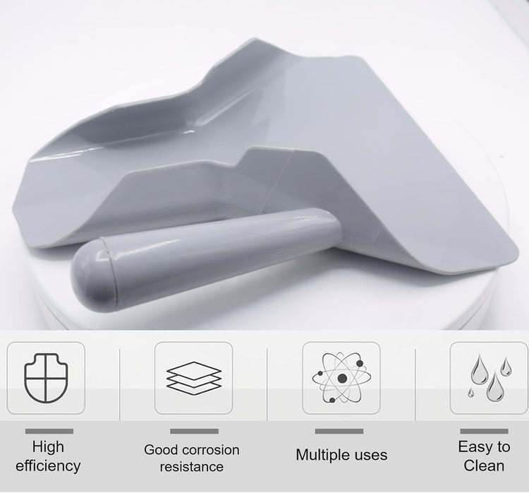 French Fry Scoop & Scooper - Polycarbonate Multipurpose Utility Scooper for Ice Candy Snacks & More
