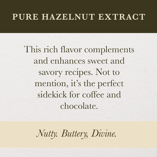 Cook's, Pure Hazelnut Flavor, Perfect for Baking and Cooking, Certified Kosher, Gluten Free, Allergen Free, Vegan, 8 oz - Nestoria