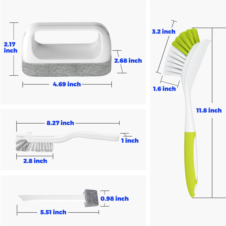 Dish Brush Cleaning Brush Set for Cleaning Groove Gap (6 Count)