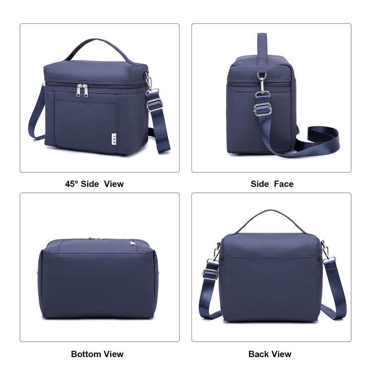 NOL 8L Insulated Lunch Bags for Women Cooler Bag Lightweight Nylon Waterproof Lunch Box For Work