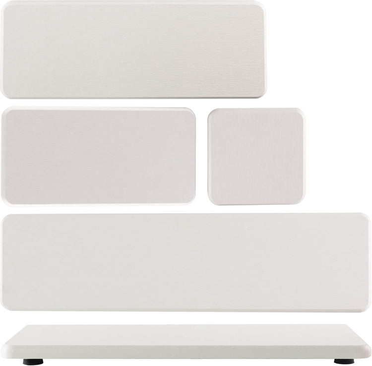 Set of 4 Water Absorbent Stone Trays, Kitchen/Bathroom Soap Dish, Instant Dry Sink Organizers Used for Hand Soap & Plants & Toiletries in The Modern Home