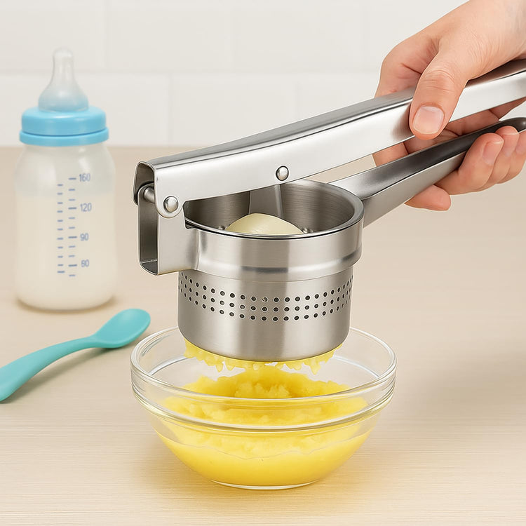 Stainless Steel Potato Ricer and Masher