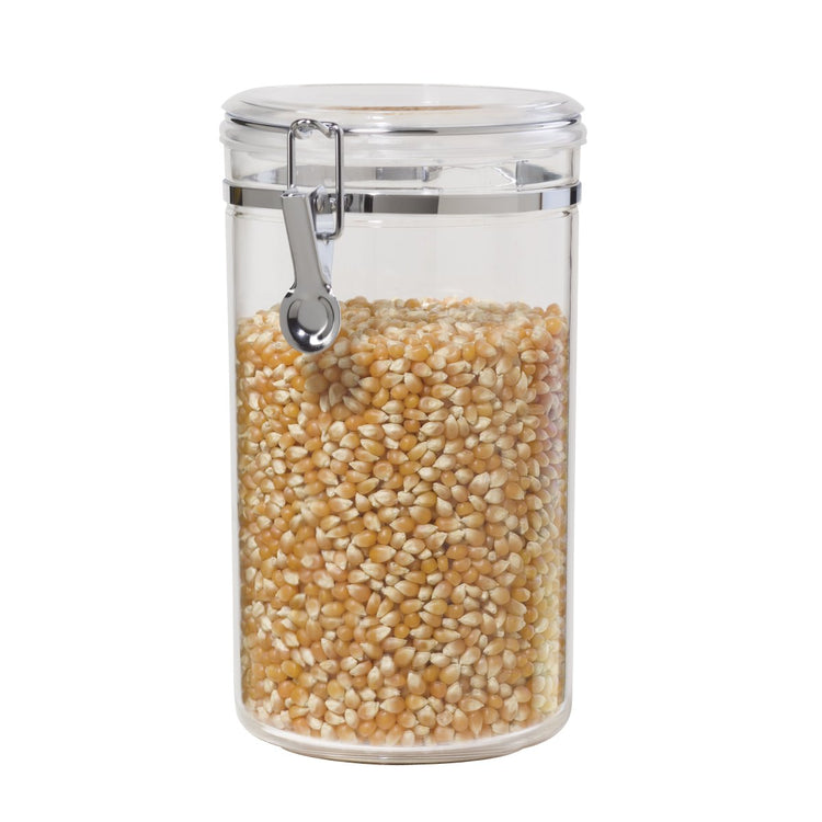 Large Clear Canister with Clamp Lid