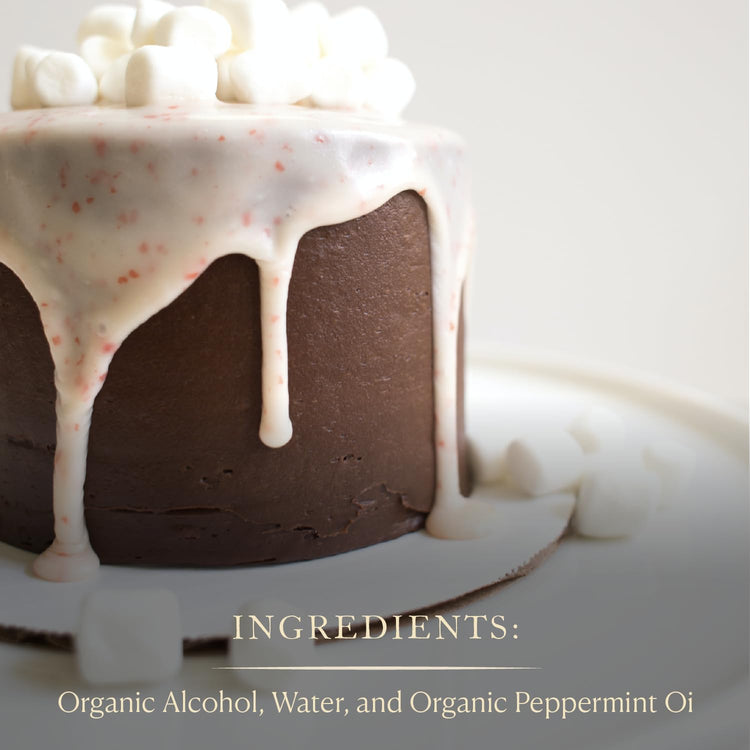 Organic Peppermint Extract for Baking & Beverages (32 Fl Oz)