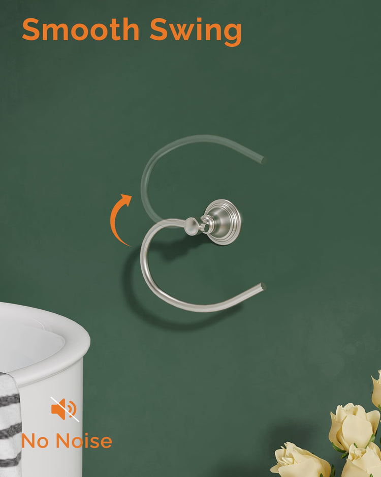 Towel Ring Wall Mounted for Bathroom