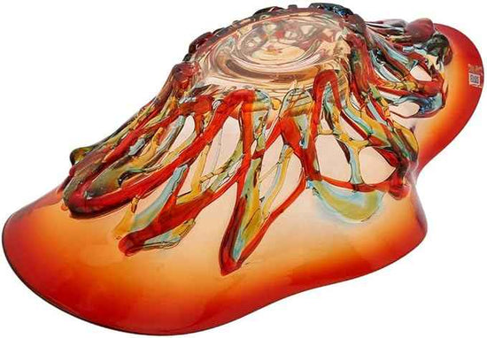 GlassOfVenice Murano Glass Mars Centerpiece Bowl