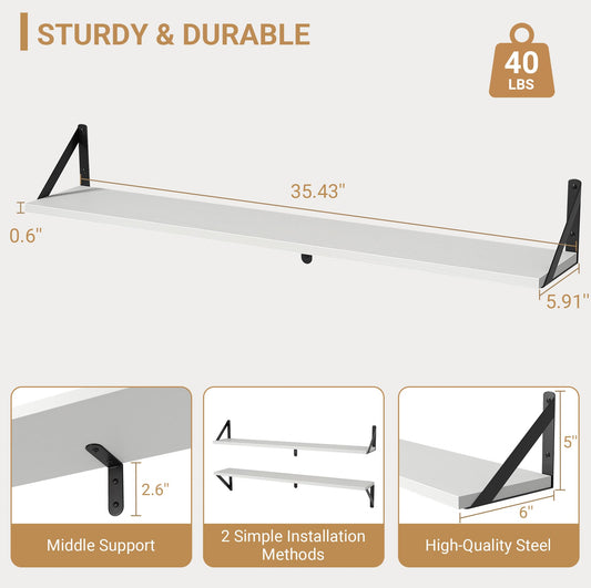 Floating Shelves for Wall (3 Count)