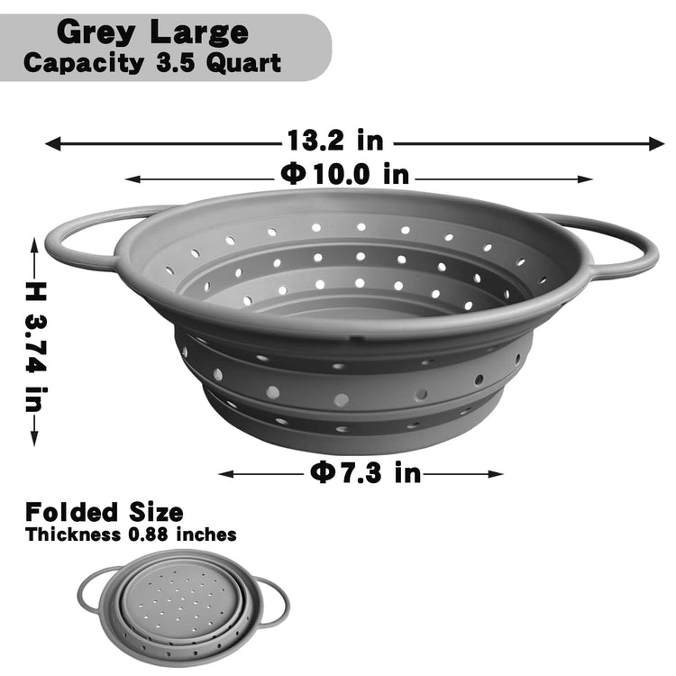 Collapsible Colander with Handle