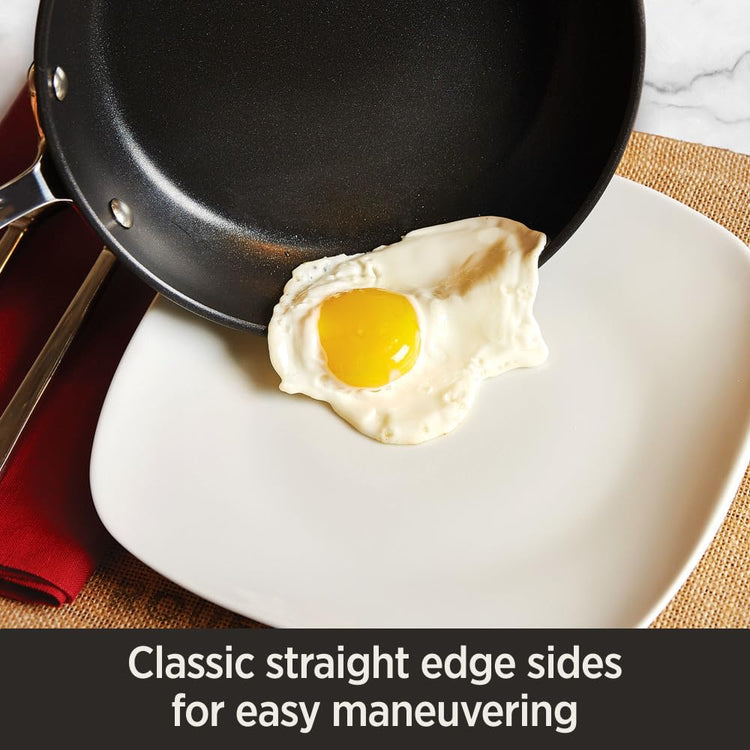 HA1 Hard Anodized Nonstick Roaster and Nonstick Rack 13x16 Inch Oven Broiler Safe 500F Roaster Pan