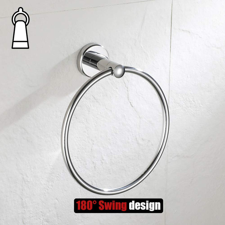 Chrome Towel Ring