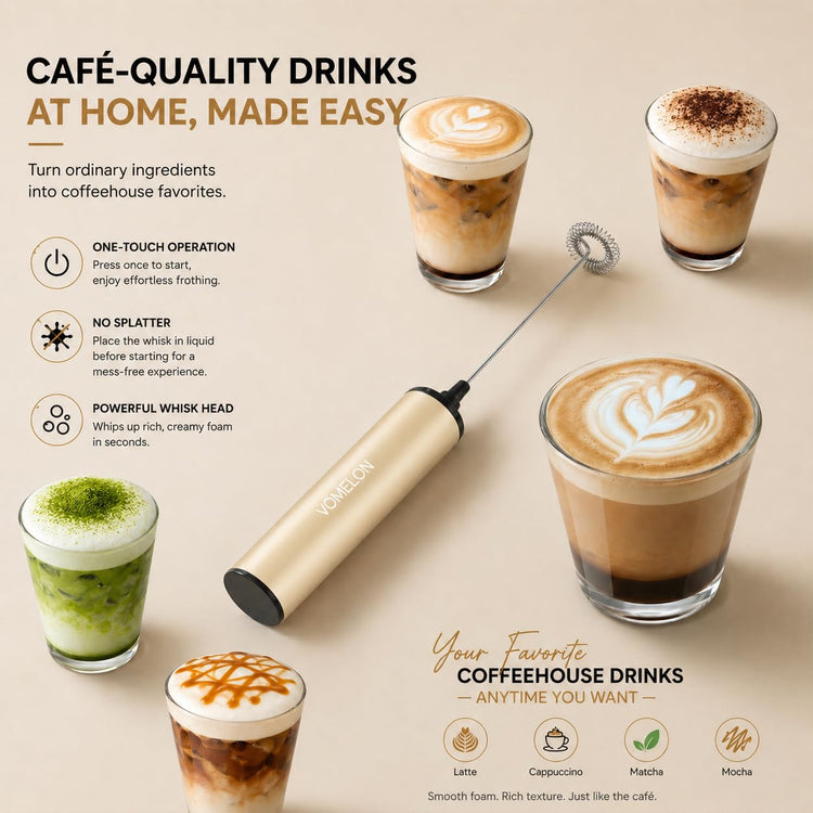 Rechargeable Milk Frother