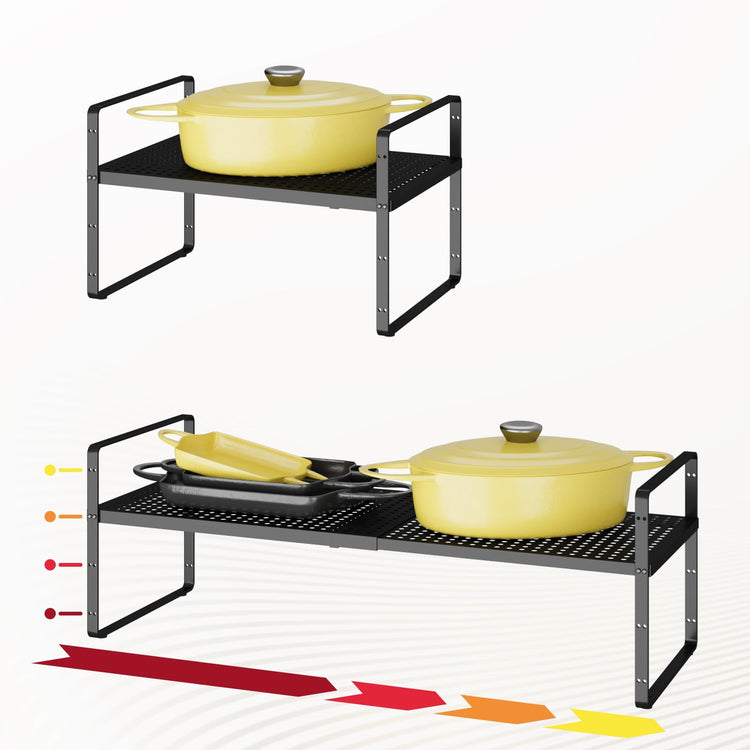16.5~27.1" Expandable Shelf with Hole (16 Count)