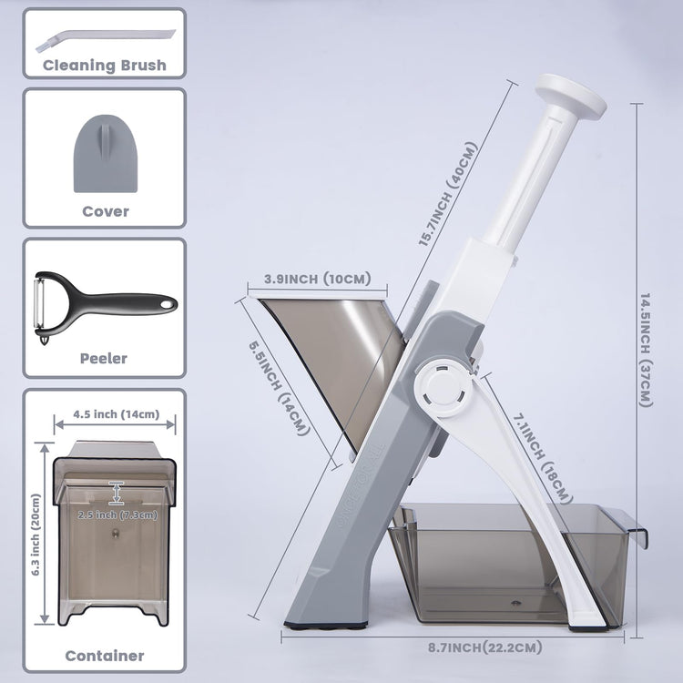 Safe Mandoline Slicer for Kitchen (16 Ounce)