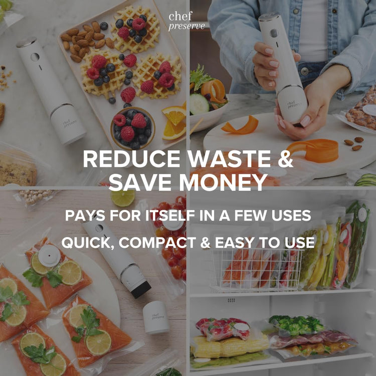 Reusable Vacuum Sealer Bags for Food (100 Count)