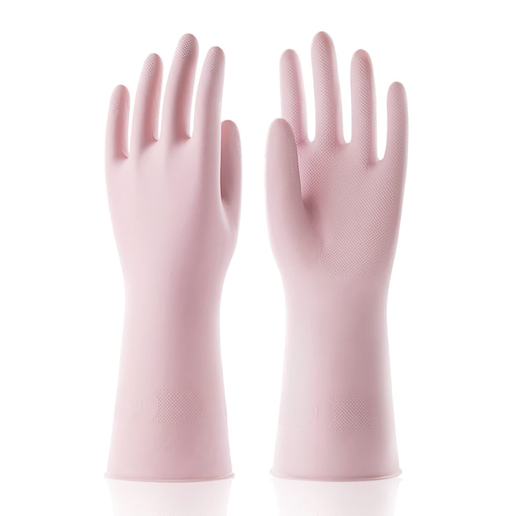 Large Household Rubber Gloves with Cotton Liner & Non