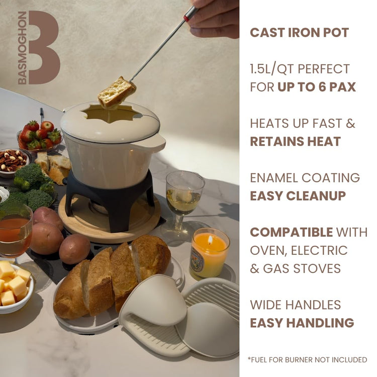 Cast Iron Fondue Set 15
