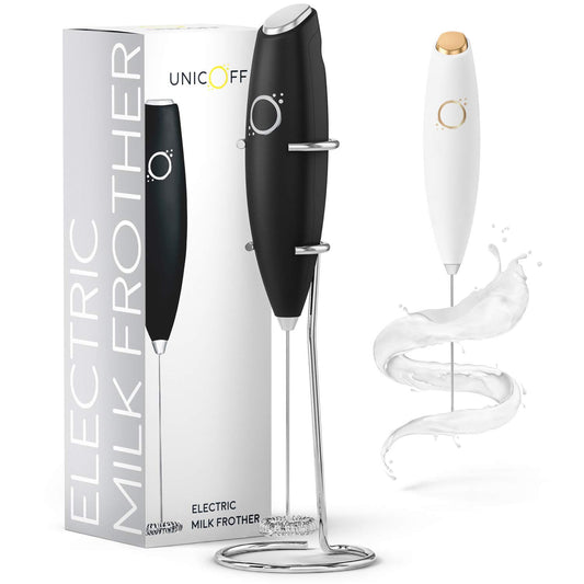 Milk Frother Handheld w Stand