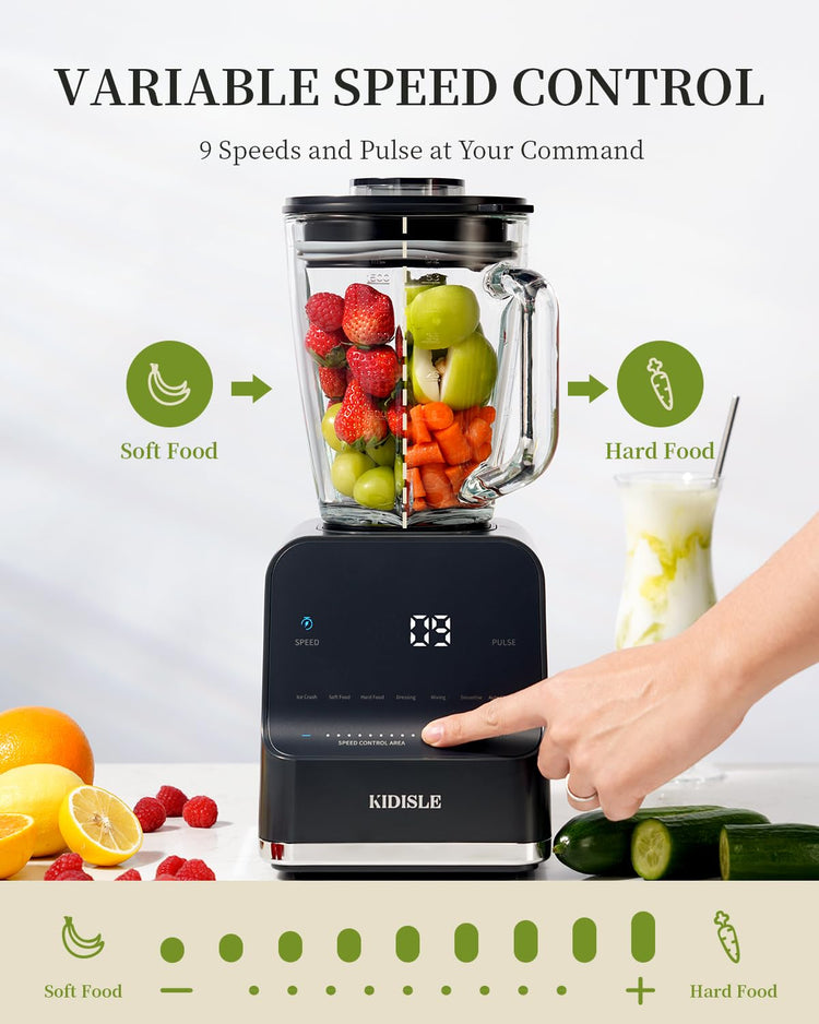 1200W Professional Smoothie Blender for Shakes