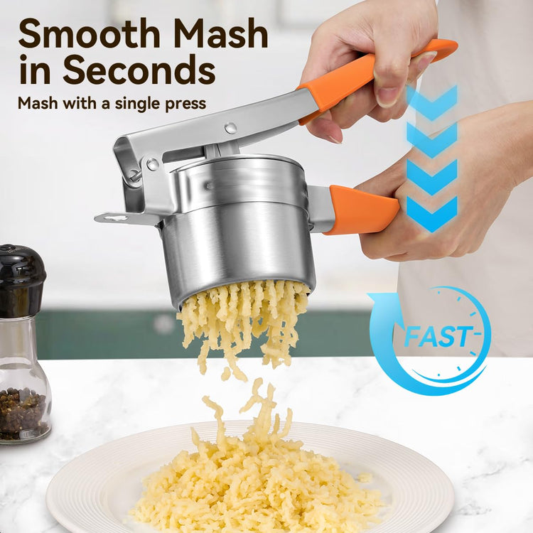 Potato Ricer Stainless Steel Potato Masher Anti