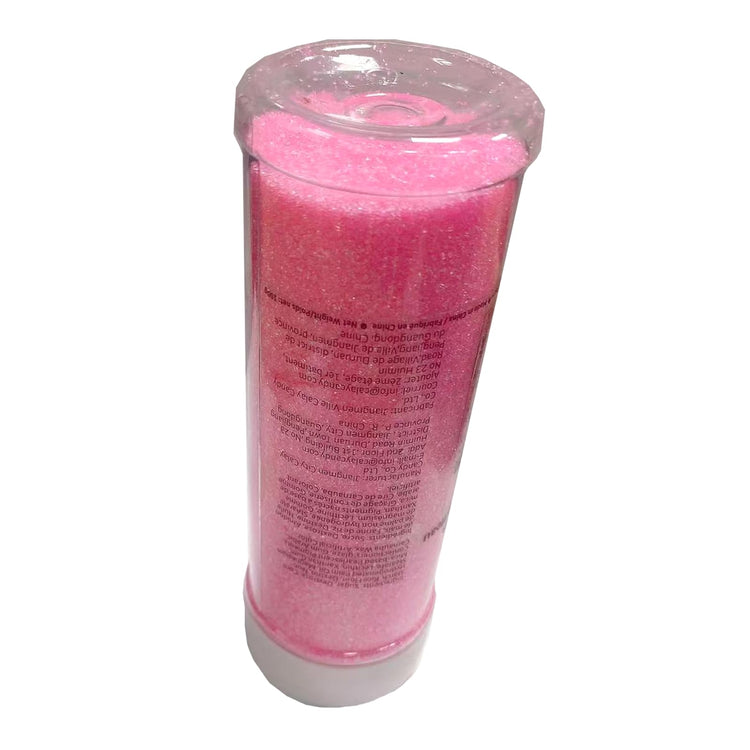 Hot Pink Sanding Sugar for Baking Edible Sparkling Sugar Sprinkles Coarse Sugar Crystals for Baking Topping Cake Cookie Cupcake Topper Ice Cream Decoration Supplies 3.2 OZ (3.2 Ounce)